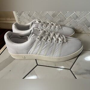 Classic White K-Swiss Men's Sneakers